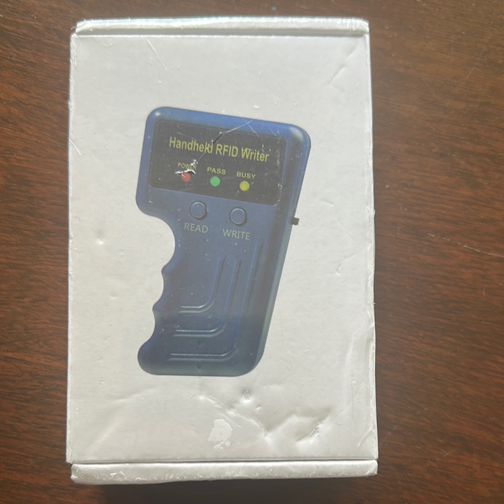 Handheld RFID Writer in Blue